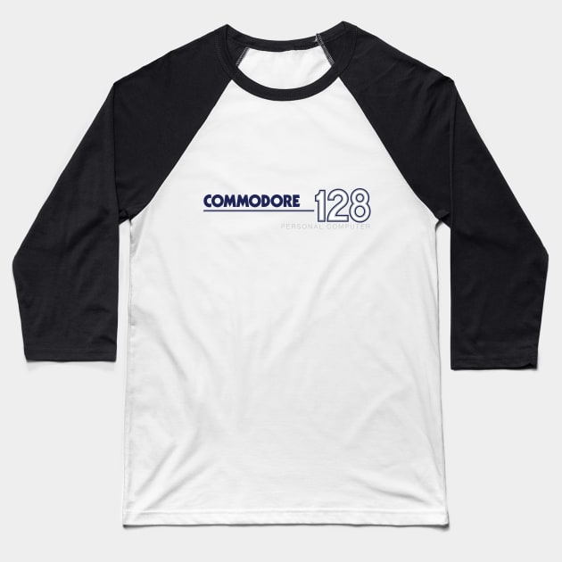 Commodore 128 - Version 1 Baseball T-Shirt by RetroFitted